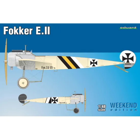Eduard 8451 1/48 Fokker E.II Plastic for Aircraft Weekend edition