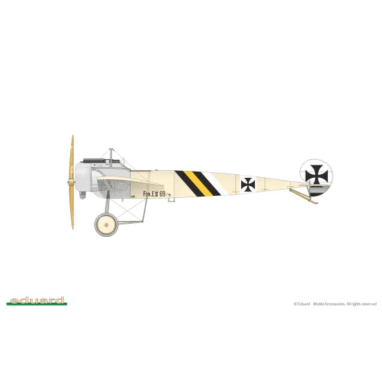 Eduard 8451 1/48 Fokker E.II Plastic for Aircraft Weekend edition