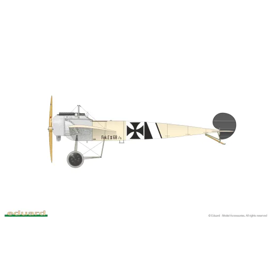 Eduard 8451 1/48 Fokker E.II Plastic for Aircraft Weekend edition
