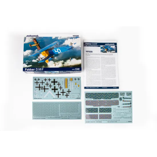 Eduard 8483 1/48 Fokker D.VIIF Plastic for Aircraft Weekend edition