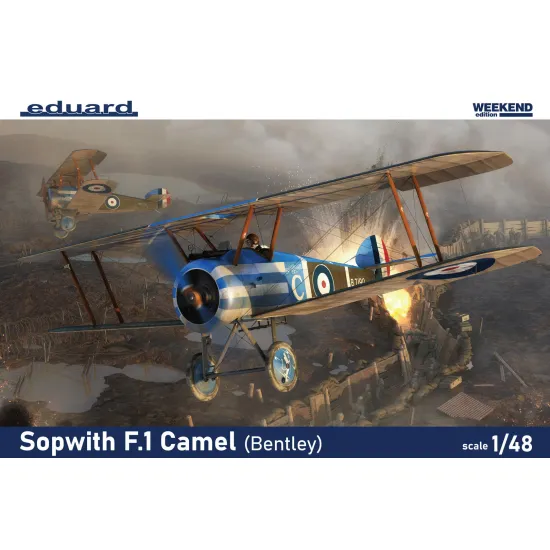 Eduard 8485 1/48 Sopwith F.1 Camel (Bentley) Plastic for Aircraft Weekend edition