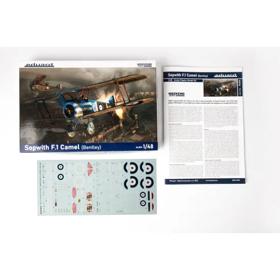 Eduard 8485 1/48 Sopwith F.1 Camel (Bentley) Plastic for Aircraft Weekend edition