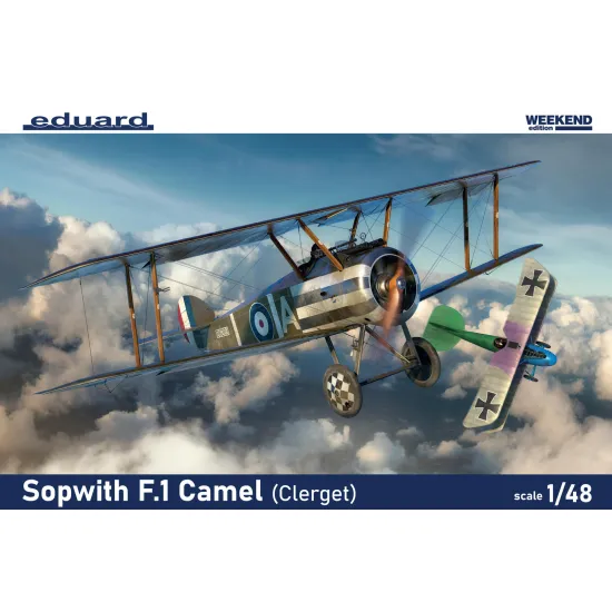 Eduard 8486 1/48 Sopwith F.1 Camel (Clerget) Plastic for Aircraft Weekend edition