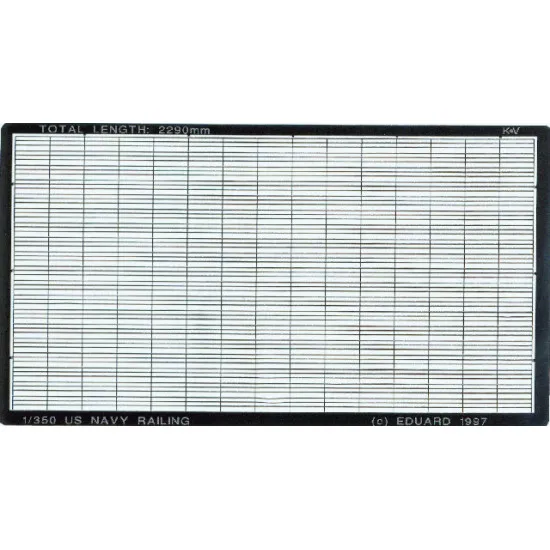 Eduard 99001 1/350 US Navy Railing 0 Photo-Etched for Ships Photo etched set
