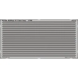 Eduard 99028 1/700 Railings 45´ 2 bars long 1/700 Photo-Etched for Ships Photo etched set