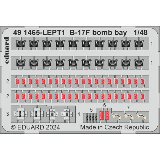 Eduard BIG49428 1/48 B-17F PART II Big Ed for Aircraft