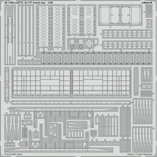 Eduard BIG49428 1/48 B-17F PART II Big Ed for Aircraft