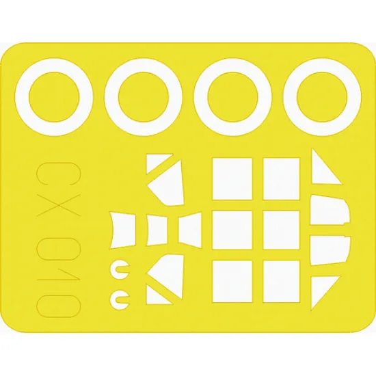 Eduard CX010 1/72 Bf 109E-4 Sticker for Aircraft