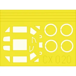 Eduard CX020 1/72 Bf 109E-3 Sticker for Aircraft