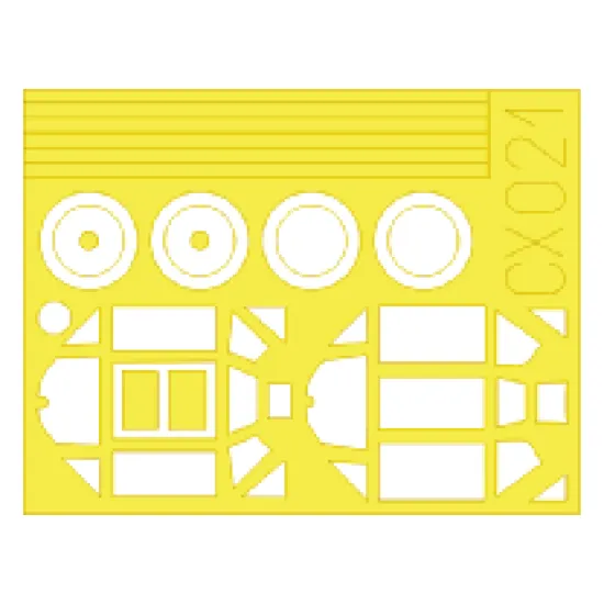 Eduard CX021 1/72 Bf 109E Sticker for Aircraft