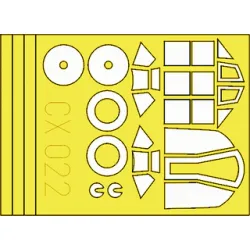 Eduard CX022 1/72 Bf 109G Sticker for Aircraft