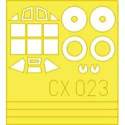 Eduard CX023 1/72 Bf 109G Sticker for Aircraft