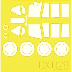 Eduard CX028 1/72 P-40N Sticker for Aircraft