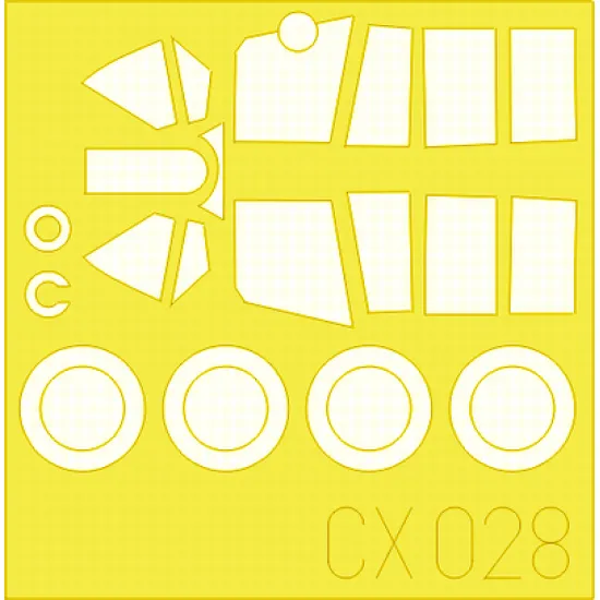Eduard CX028 1/72 P-40N Sticker for Aircraft