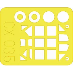 Eduard CX035 1/72 Bf 109F-4 Sticker for Aircraft