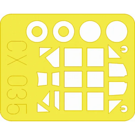 Eduard CX035 1/72 Bf 109F-4 Sticker for Aircraft
