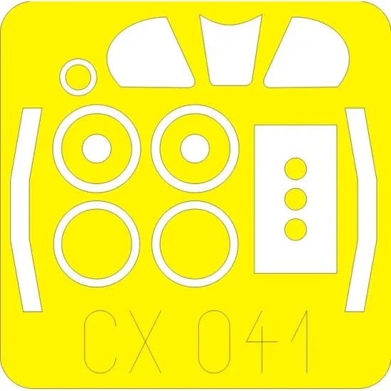 Eduard CX041 1/72 P-51D Sticker for Aircraft