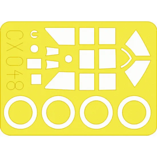 Eduard CX048 1/72 P-47D-20 Sticker for Aircraft