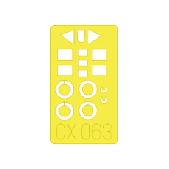 Eduard CX063 1/72 MC 202 Folgore Sticker for Aircraft