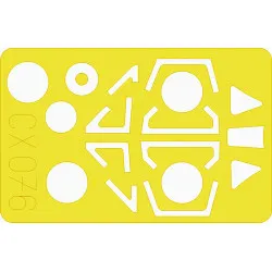 Eduard CX076 1/72 Me 262A Schwalbe Sticker for Aircraft