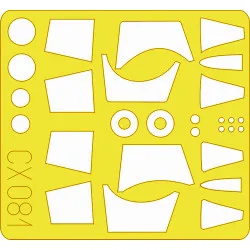 Eduard CX081 1/72 F-104 Sticker for Aircraft