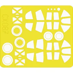 Eduard CX087 1/72 P-38 Sticker for Aircraft