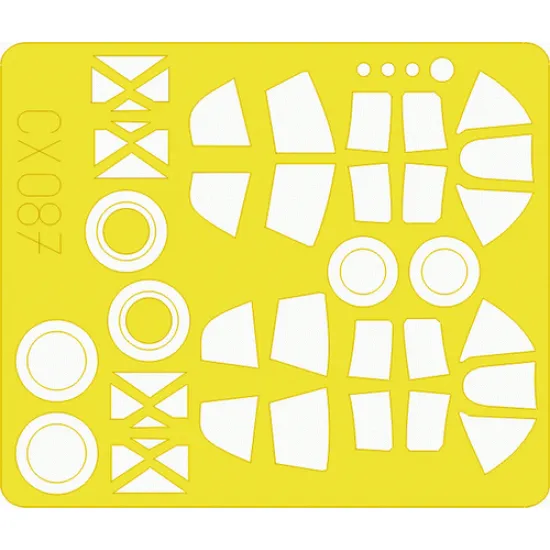 Eduard CX087 1/72 P-38 Sticker for Aircraft