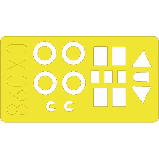 Eduard CX098 1/72 MC 202 Folgore Sticker for Aircraft