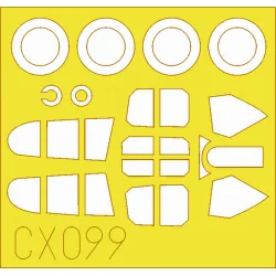 Eduard CX099 1/72 P-40E Mk.I Sticker for Aircraft