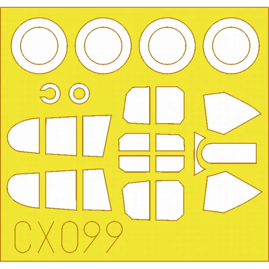 Eduard CX099 1/72 P-40E Mk.I Sticker for Aircraft