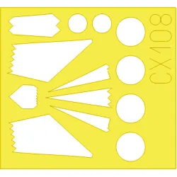 Eduard CX108 1/72 F-117 Sticker for Aircraft