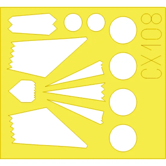 Eduard CX108 1/72 F-117 Sticker for Aircraft