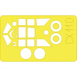 Eduard CX110 1/72 P-47D-20 Sticker for Aircraft