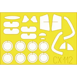 Eduard CX112 1/72 Me 163B Komet Sticker for Aircraft