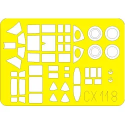 Eduard CX118 1/72 J1N Gekko/Irving Sticker for Aircraft