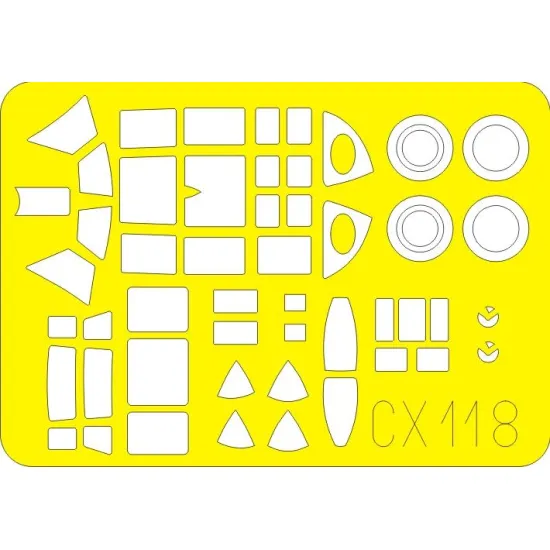 Eduard CX118 1/72 J1N Gekko/Irving Sticker for Aircraft