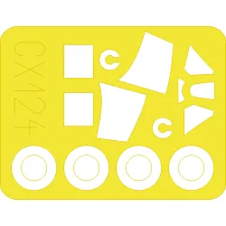 Eduard CX124 1/72 Spitfire Mk.V Sticker for Aircraft