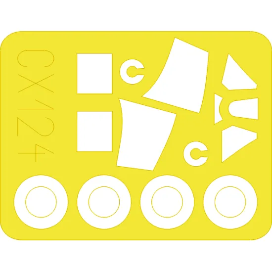 Eduard CX124 1/72 Spitfire Mk.V Sticker for Aircraft