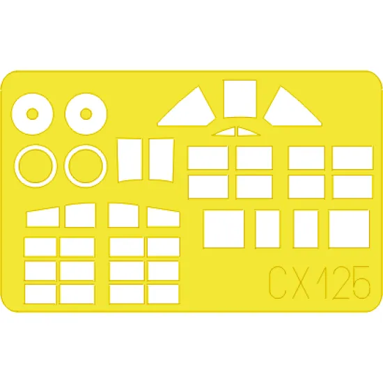 Eduard CX125 1/72 SB2C-4 Sticker for Aircraft