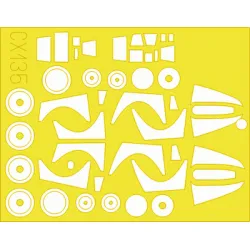 Eduard CX135 1/72 RF-4 Sticker for Aircraft