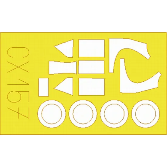 Eduard CX157 1/72 Ki-43 I Oscar Sticker for Aircraft