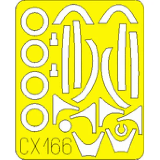 Eduard CX166 1/72 F-16A Sticker for Aircraft