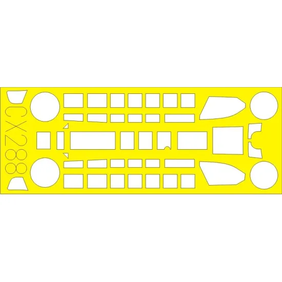 Eduard CX288 1/72 Bf 110E Sticker for Aircraft