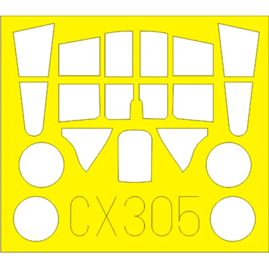 Eduard CX305 1/72 P-40B Sticker for Aircraft