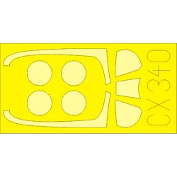 Eduard CX340 1/72 P-51D/F-51D Sticker for Aircraft