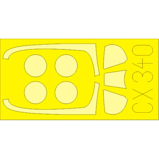 Eduard CX340 1/72 P-51D/F-51D Sticker for Aircraft