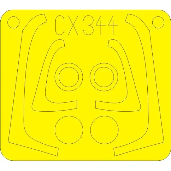 Eduard CX344 1/72 EF-2000 single seater Sticker for Aircraft