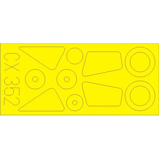 Eduard CX352 1/72 F-102 Sticker for Aircraft