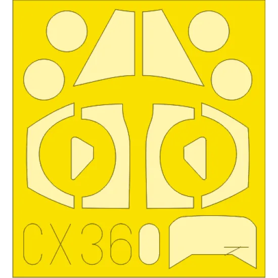 Eduard CX360 1/72 Vampire T.11 Sticker for Aircraft