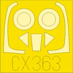 Eduard CX363 1/72 Typhoon Mk.Ib Sticker for Aircraft